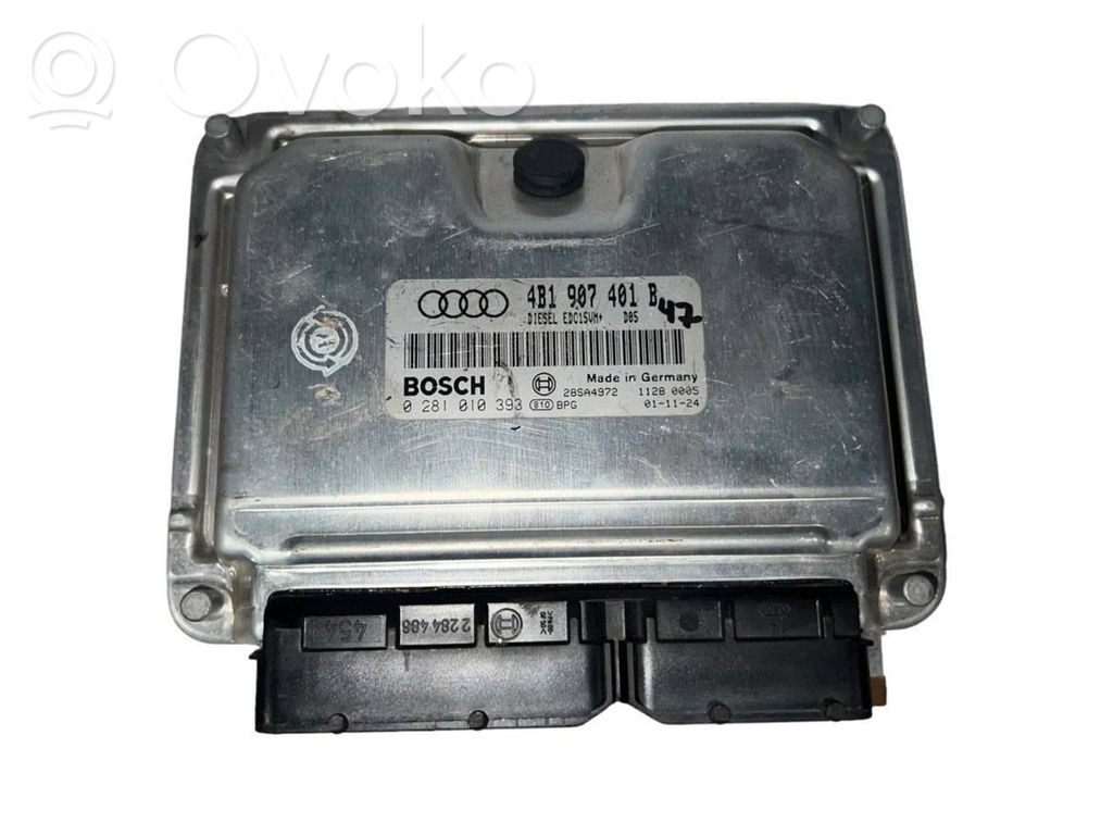 Engine control unit/module   4B1907401B,0281010393,28SA4972