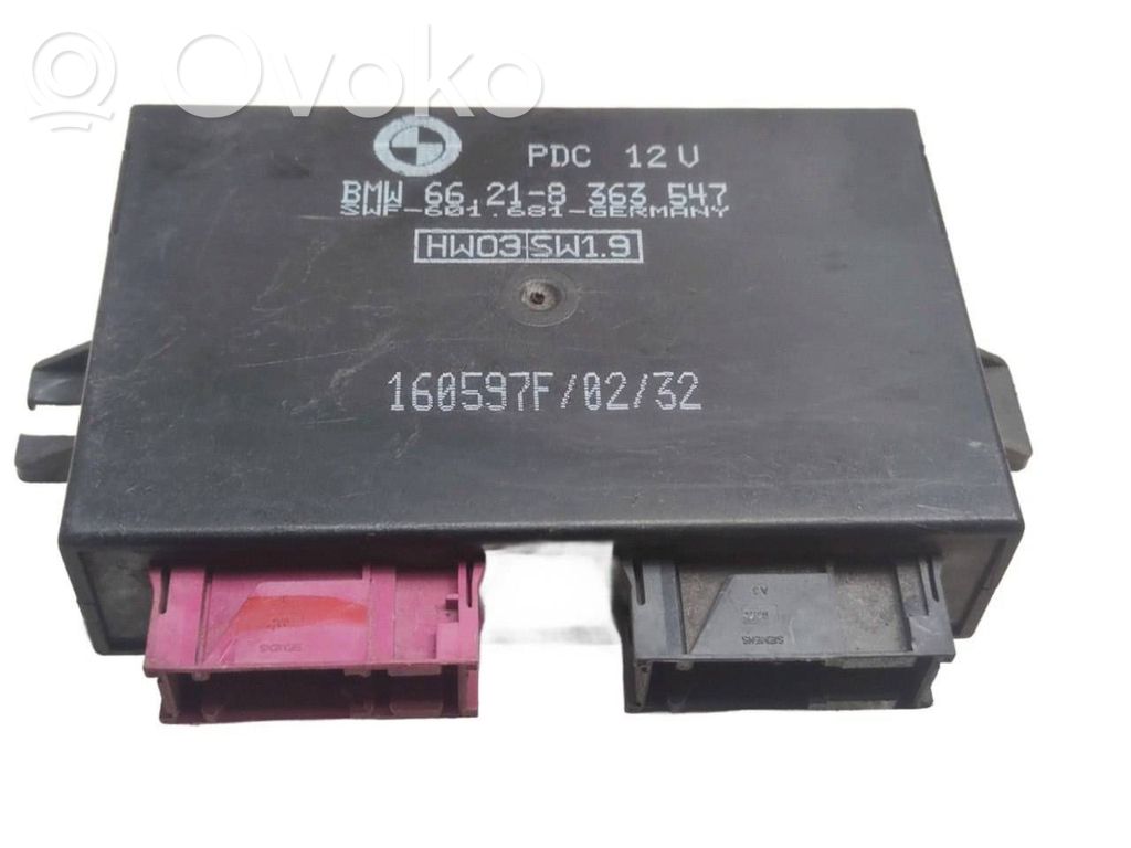 Parking PDC control unit/module   PDC12U,66218363547,HW035W19,160597FF