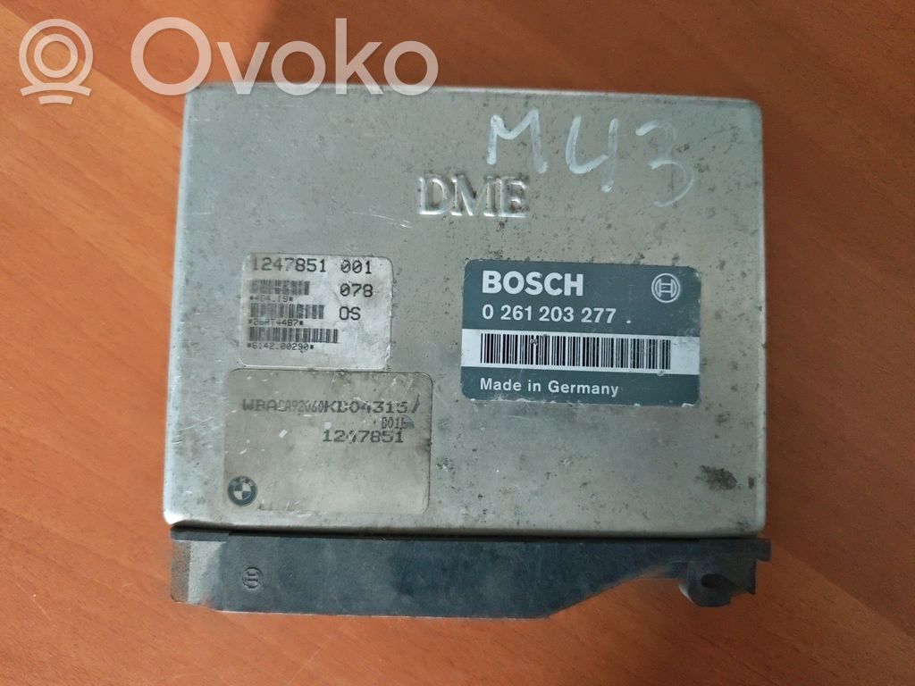 Engine control unit/module   0261203277,1247851