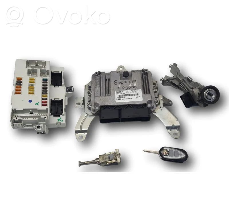Alfa Romeo Giulietta Engine ECU kit and lock set 