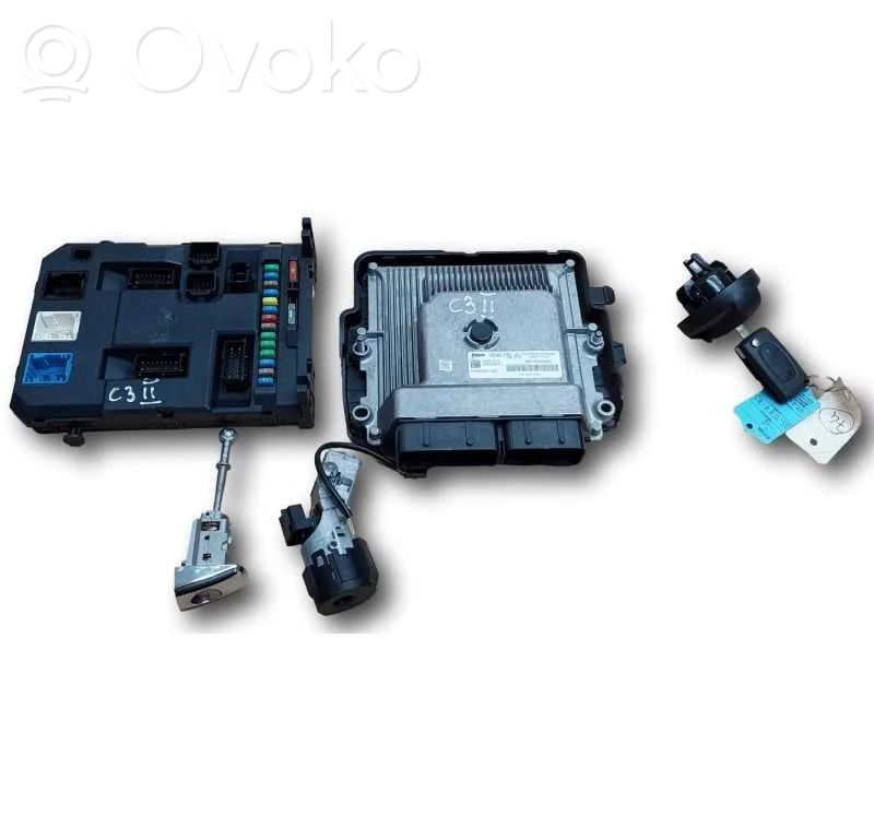 Citroen C3 Engine ECU kit and lock set 