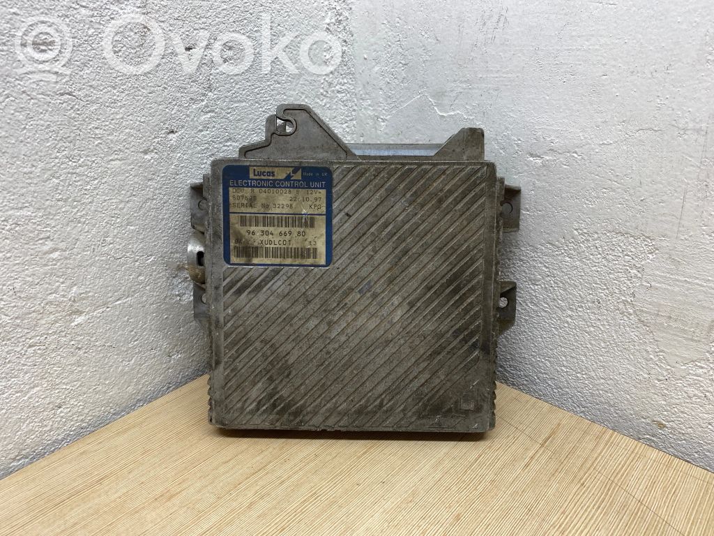 Engine control unit/module   9630466980,80768B,R040100028