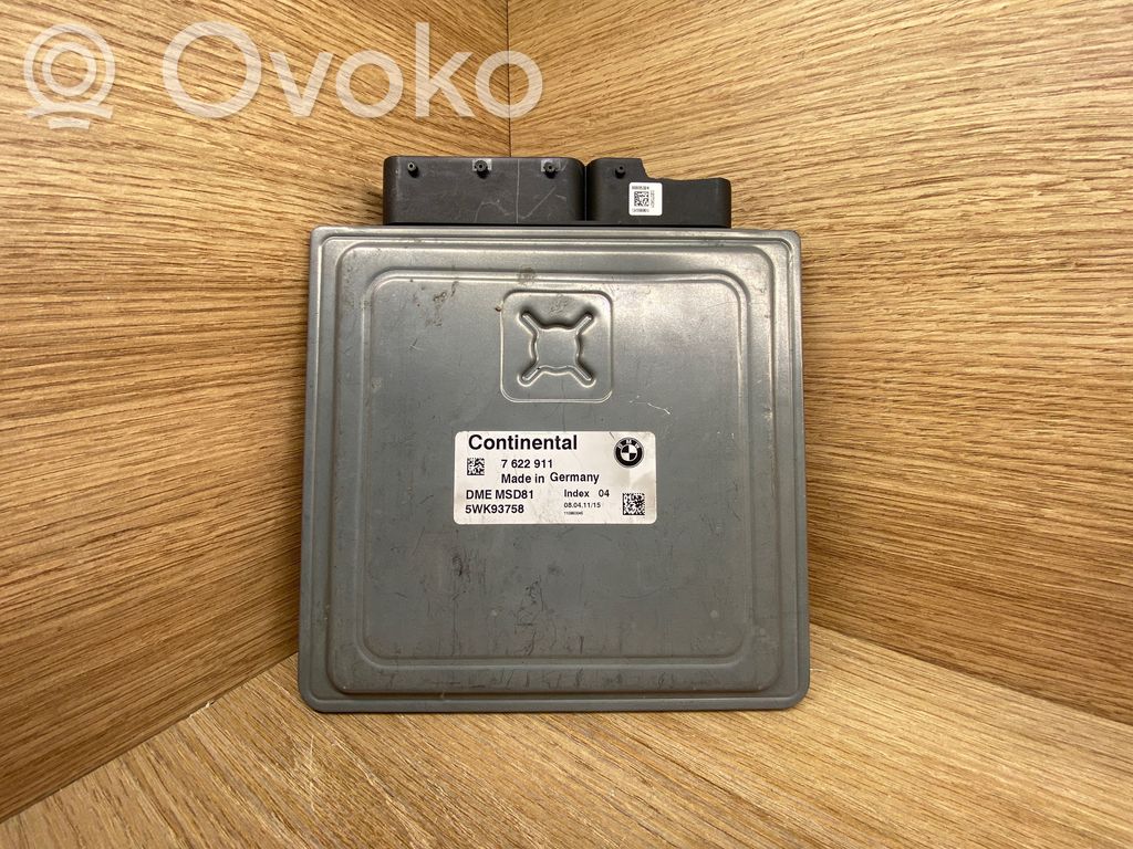 Engine control unit/module ECU   7622911,5WK93758,DMEMSD81