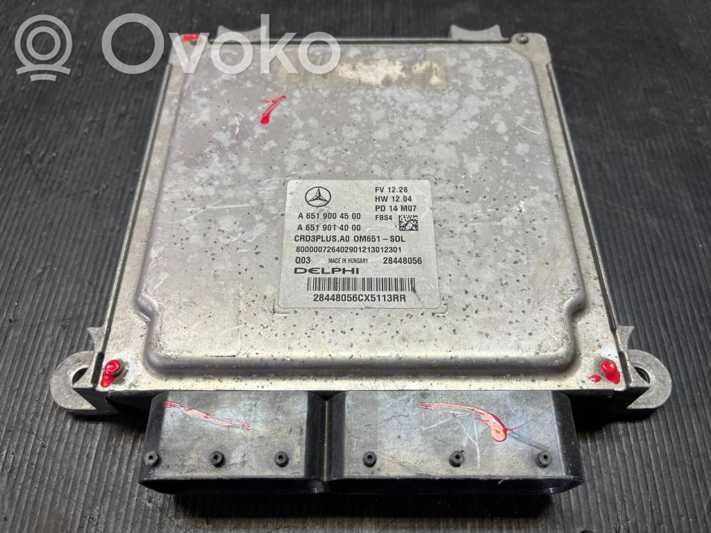 Engine control unit/module   A6519004500,28448056,A6519014000