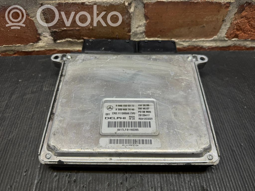 Engine control unit/module ECU   A6461509372,A0054467440,28139417