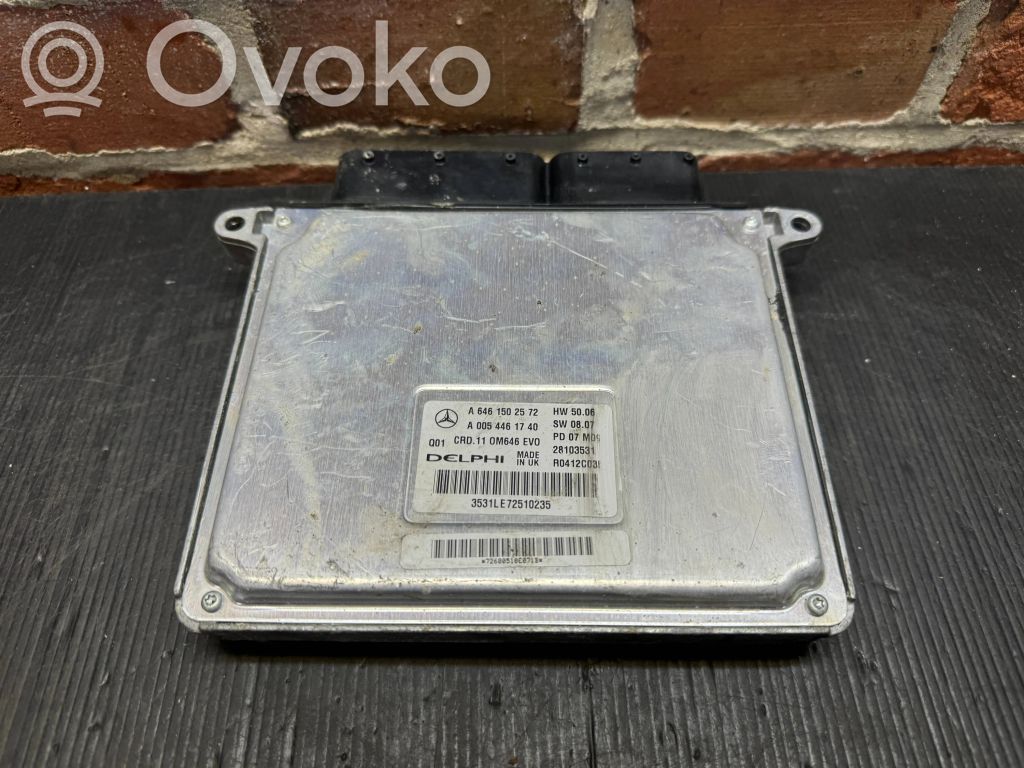 Engine control unit/module   A6461502572,28103531,A0054461740