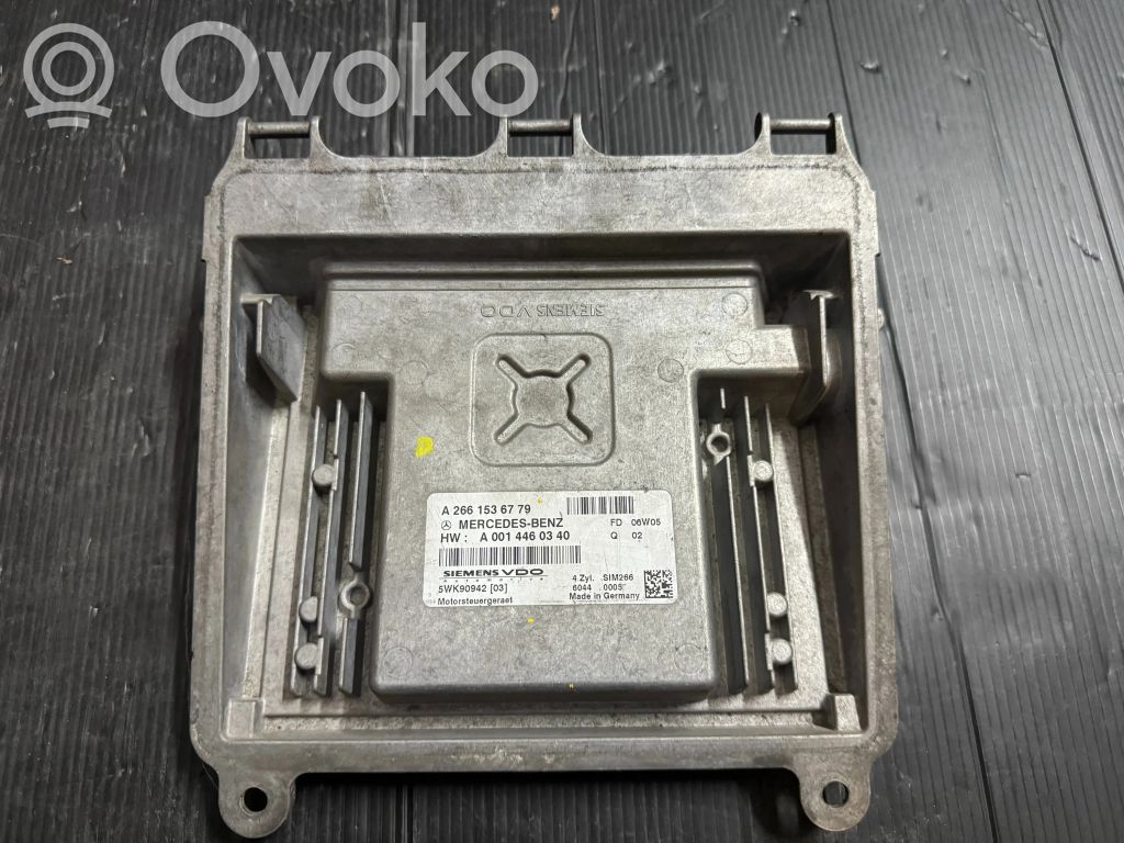 Mercedes-Benz A W169 Sterownik / Moduł ECU 