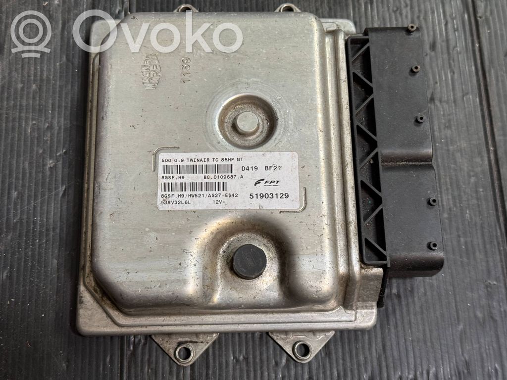 Fiat 500 Engine control unit/module 