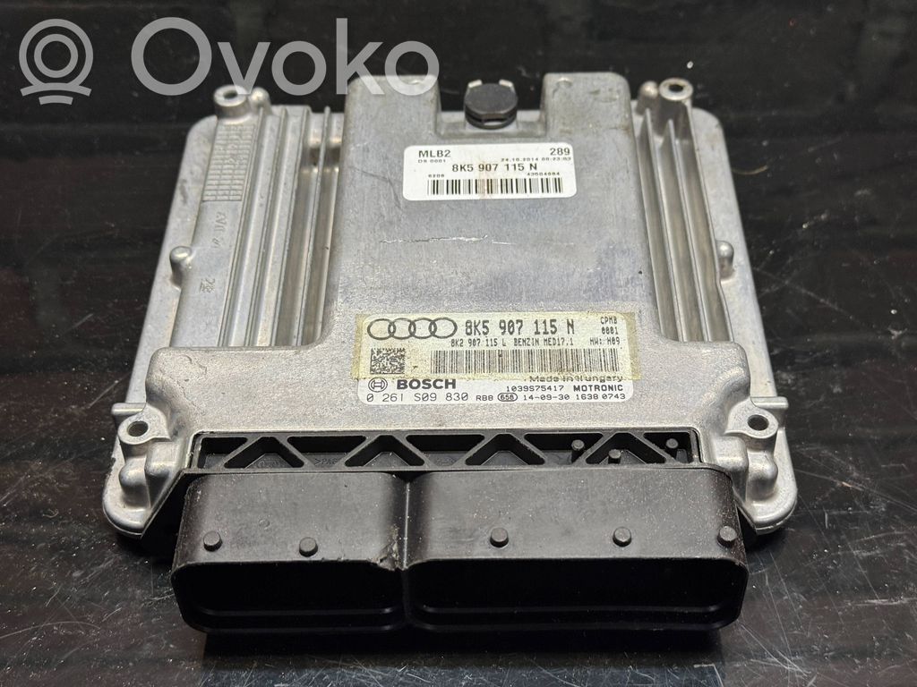Engine control unit/module   8K2907115L,8K5907115N,0261S09830