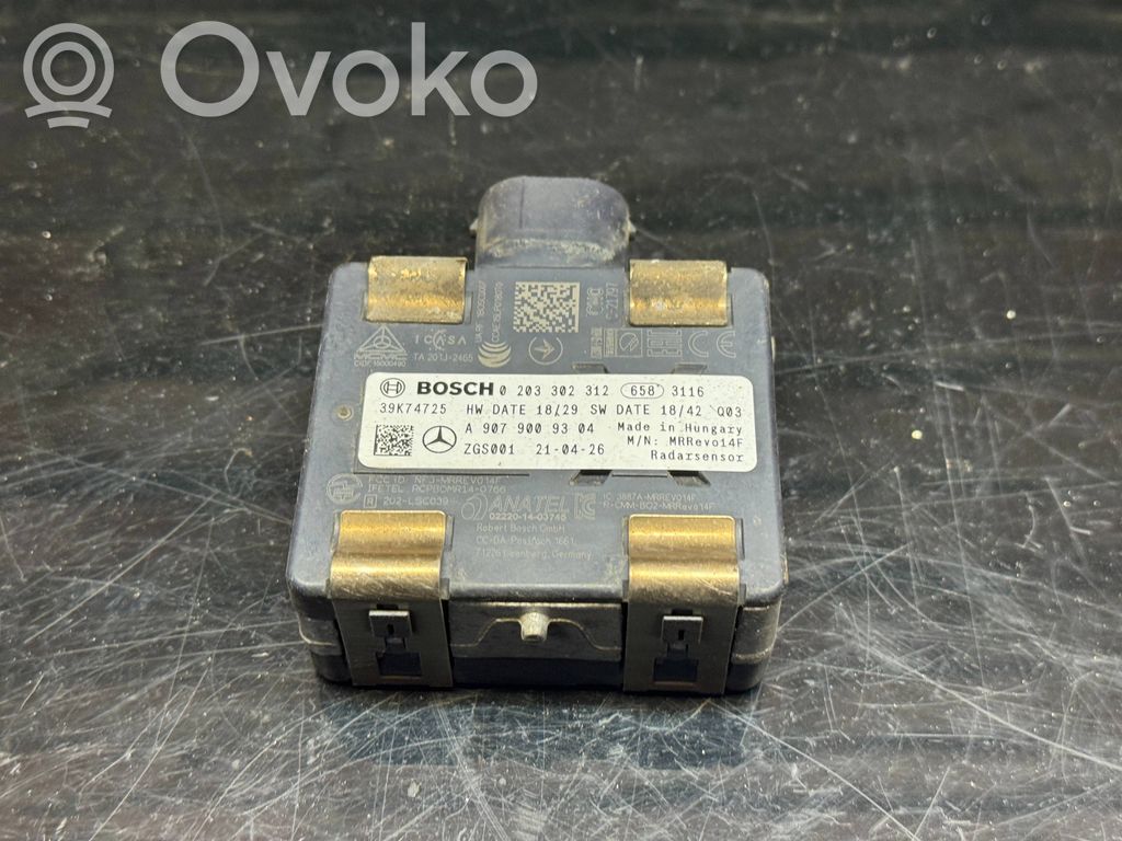 Mercedes-Benz Sprinter W907 W910 Sensor de radar Distronic 