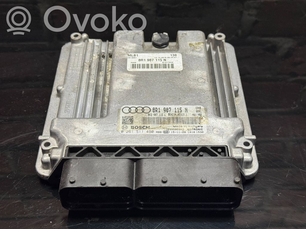 Engine control unit/module   8R1907115N,8K2907115L,0261S11490