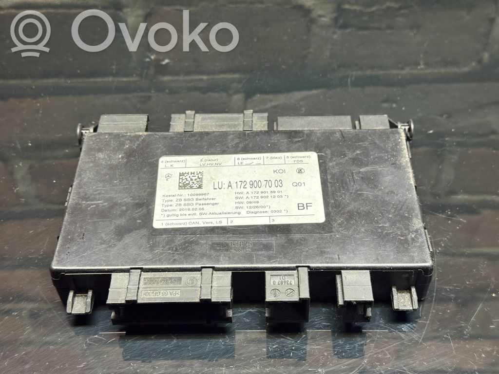 Mercedes-Benz E W212 Module de commande de siège 