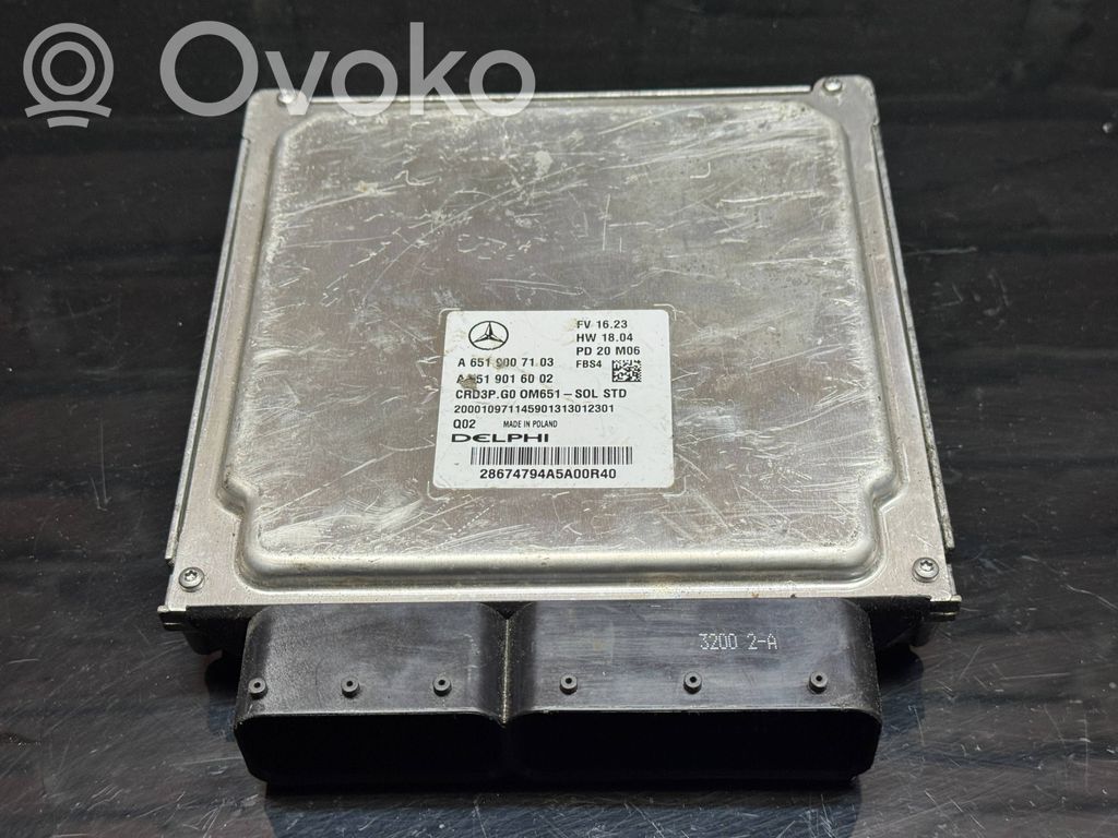 Mercedes-Benz Sprinter W906 Engine control unit/module 