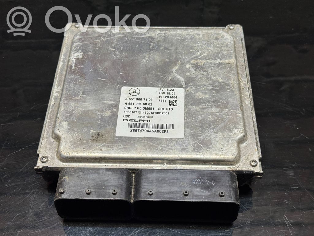 Mercedes-Benz Sprinter W906 Engine control unit/module 