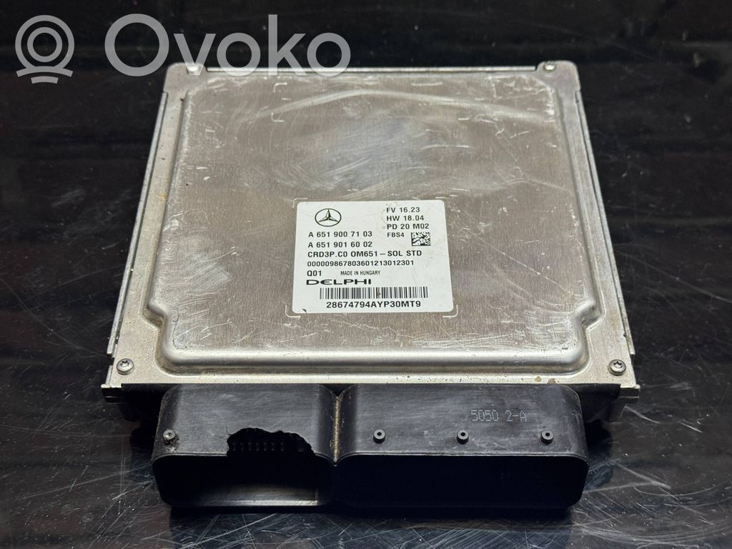Mercedes-Benz Sprinter W906 Engine control unit/module 