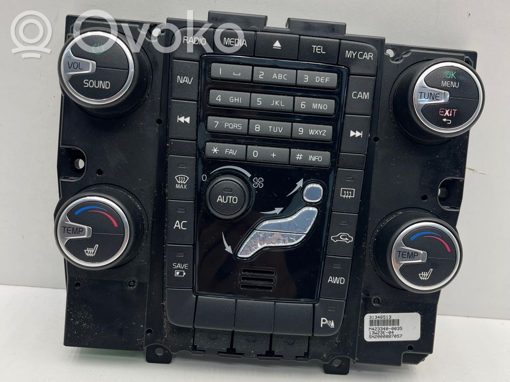 Volvo V60 Climate control unit 
