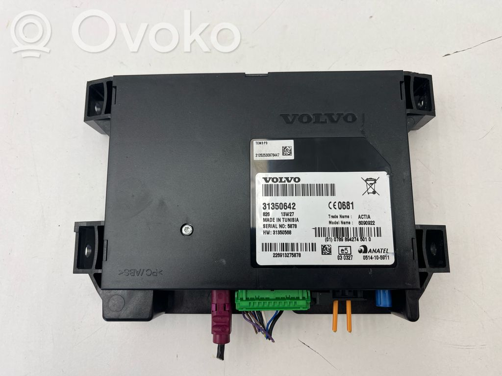 Volvo V60 Phone control unit/module 