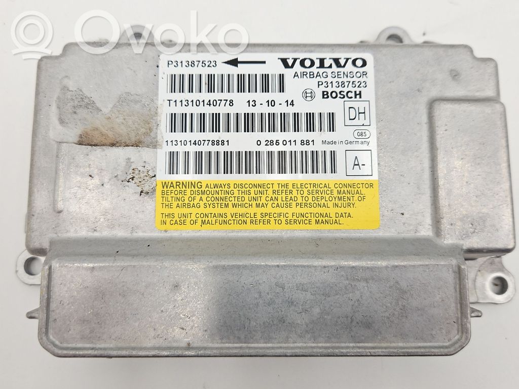 Volvo V60 Airbag control unit/module 