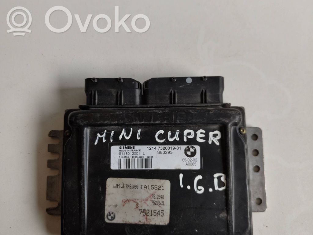 Mini One - Cooper R50 - 53 Engine control unit/module 