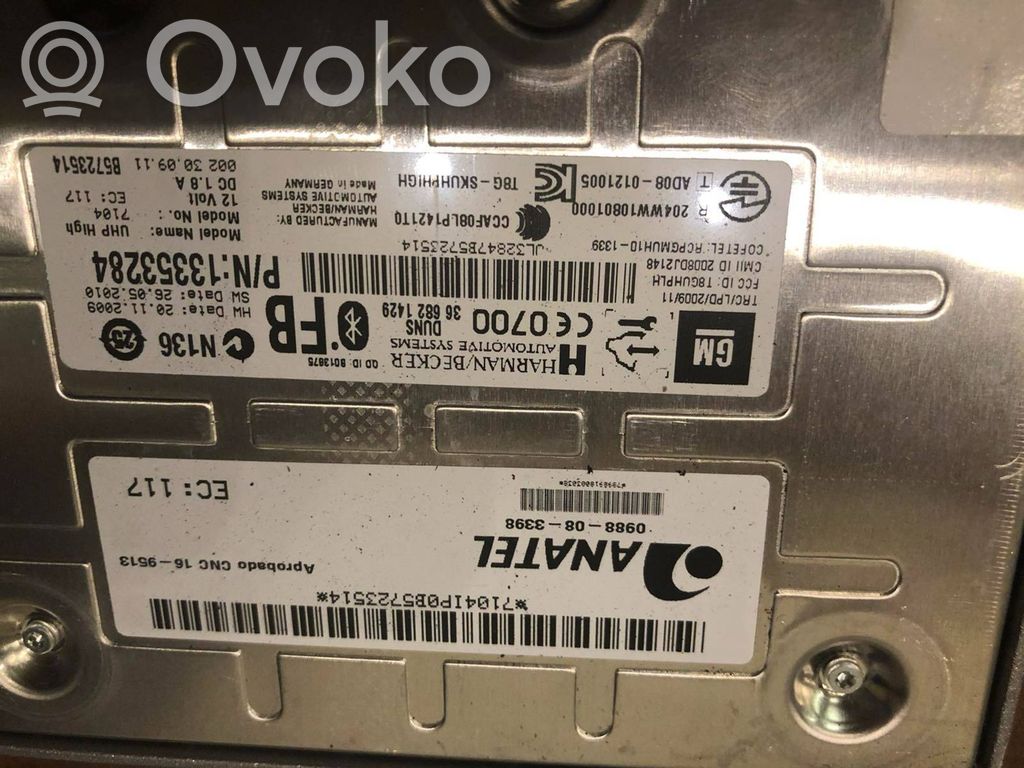Opel Astra J Other control units/modules 