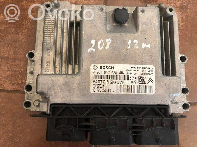Engine control unit/module   9666729680,9677529580,0281017920