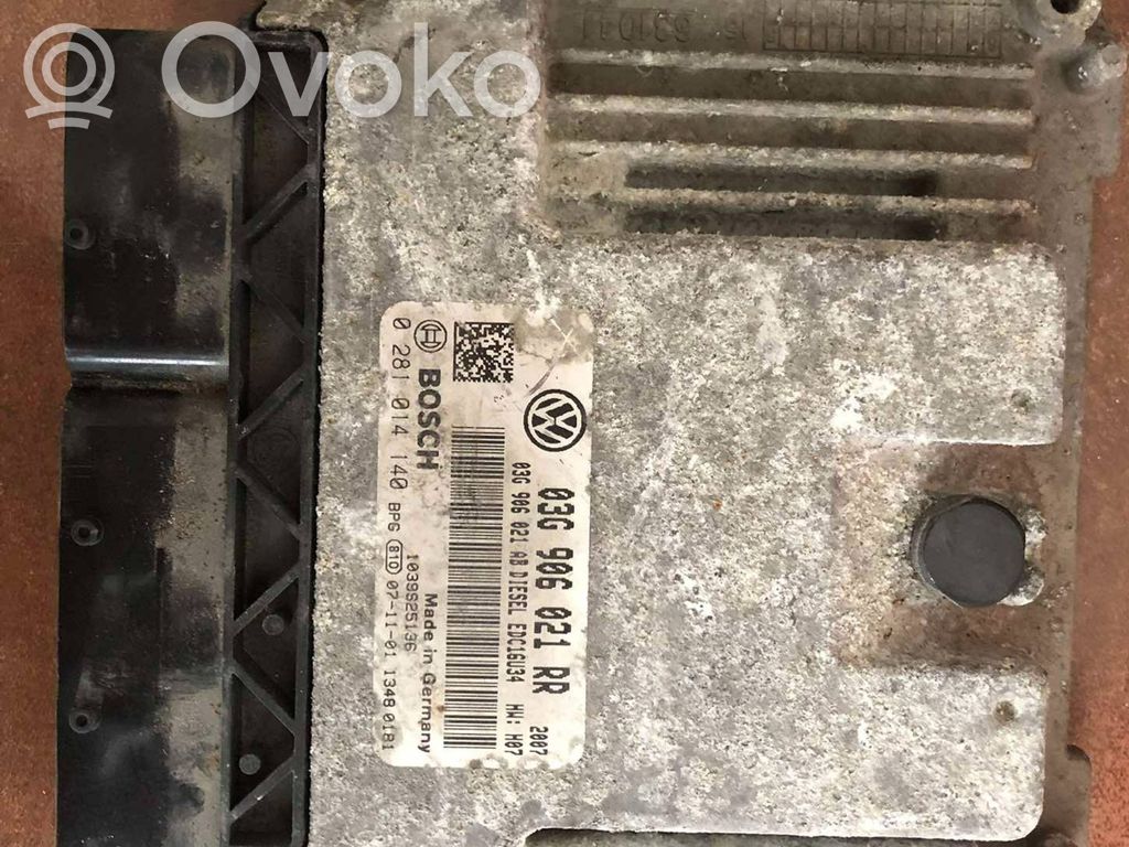 Engine control unit/module   03G906021AB,03G906021RR,0281014140