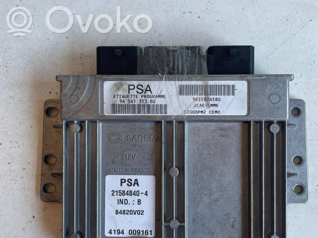 Peugeot 407 Engine control unit/module 