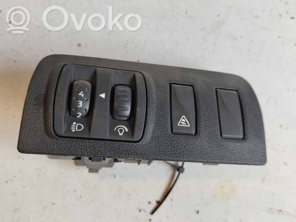 Renault Laguna III Interruptor de control de altura del faro delantero 