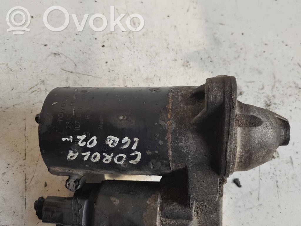 Toyota Corolla E120 E130 Starteris 