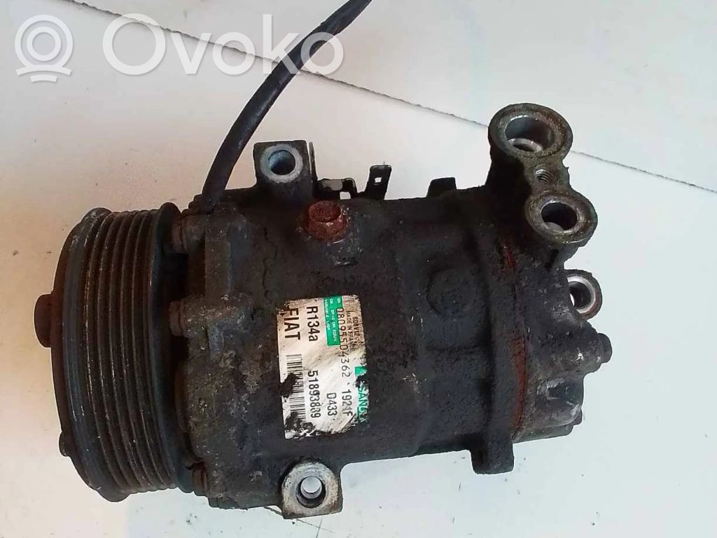 Air conditioning (A/C) compressor (pump)   SD6VDJF,51893889,08095504362