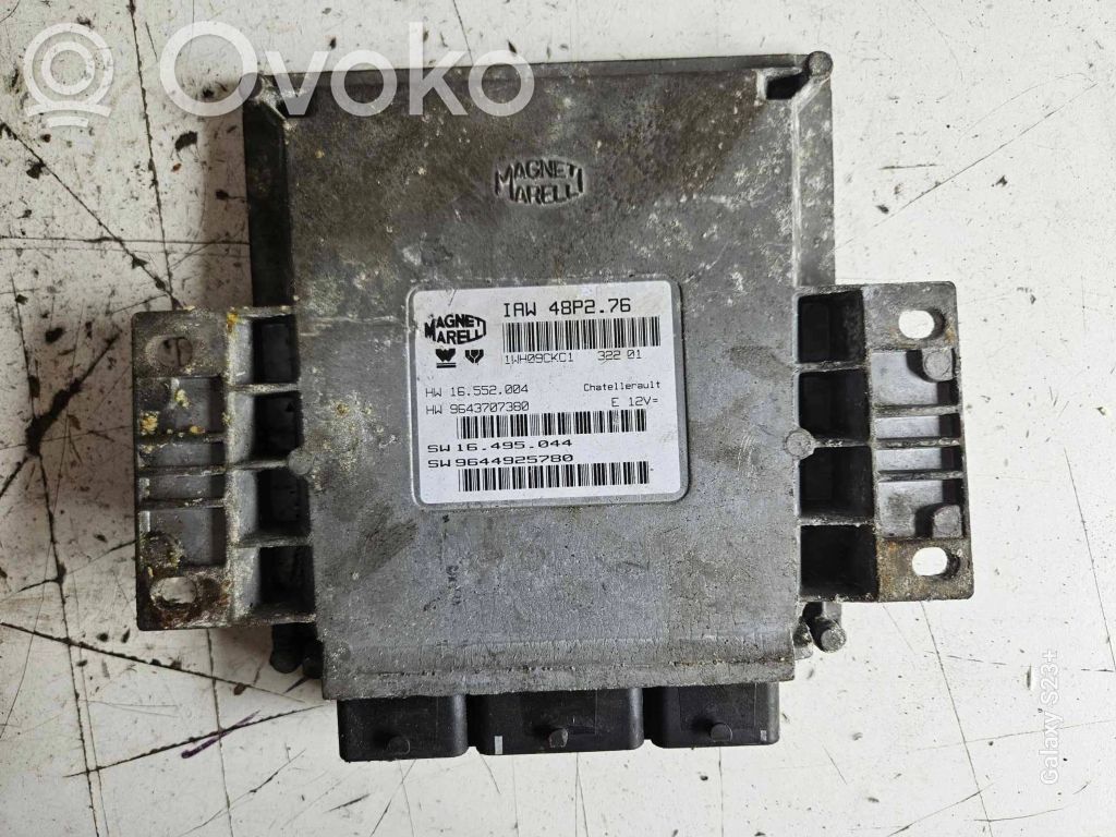 Peugeot 206 Engine control unit/module 