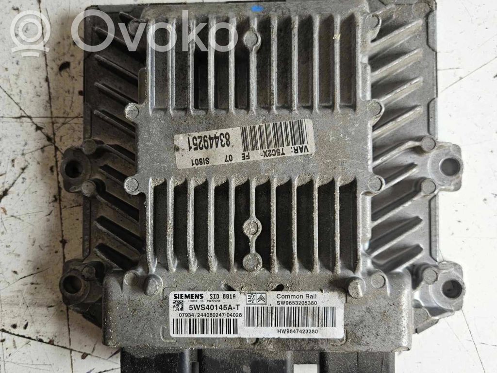 Peugeot 307 Engine control unit/module 