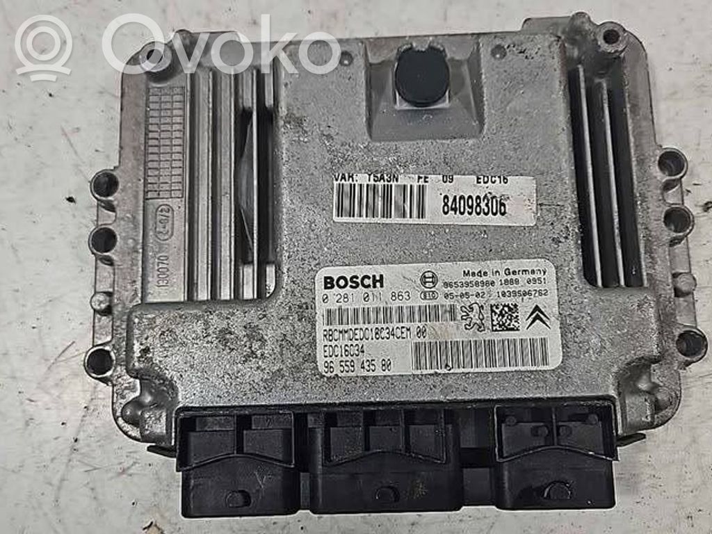 Citroen C4 I Engine control unit/module 