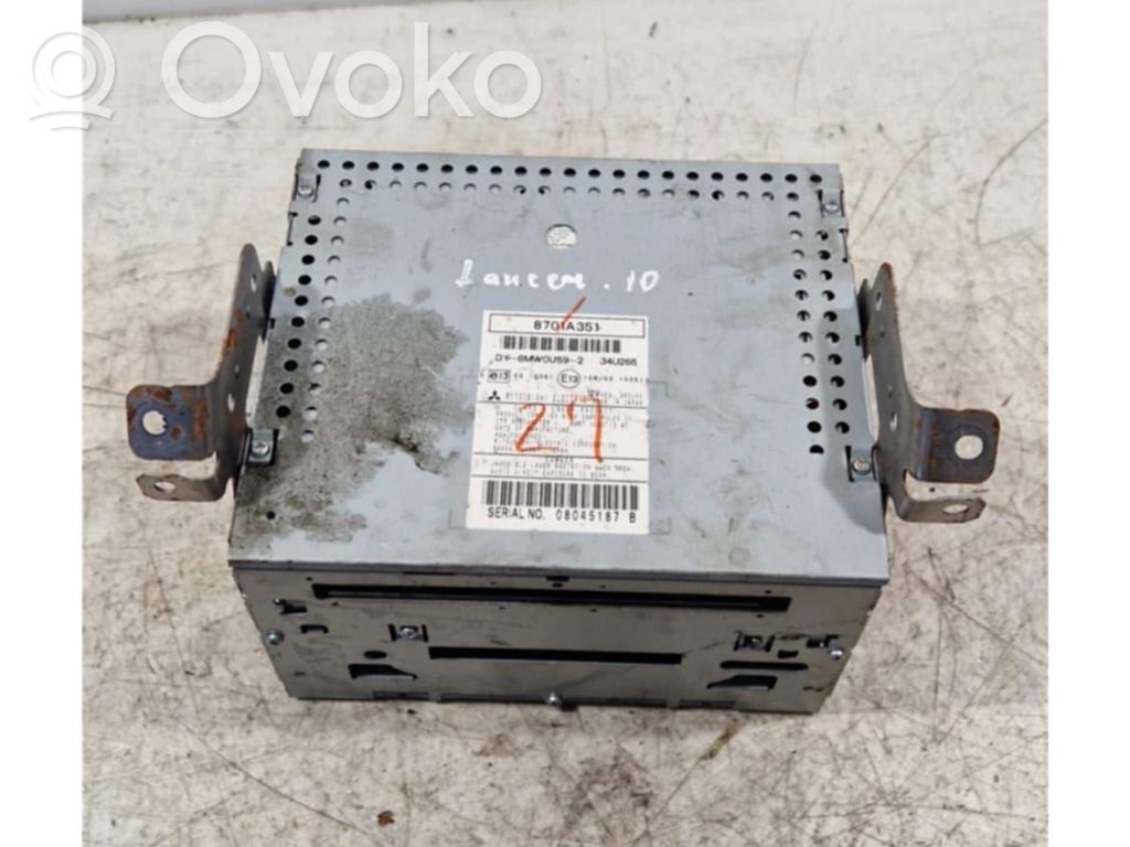 Mitsubishi Lancer X Radio/CD/DVD/GPS head unit 