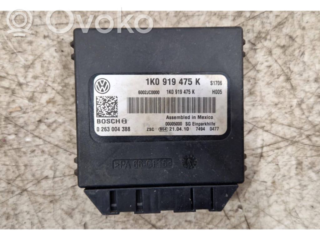 Volkswagen Touran I Parking PDC control unit/module 