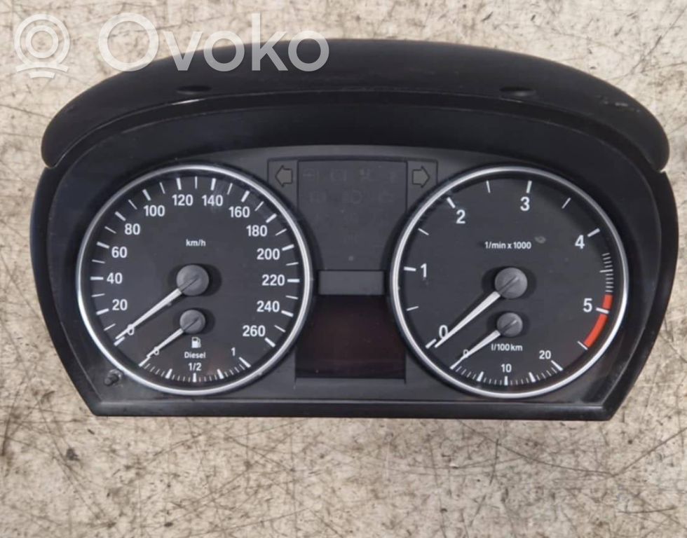 BMW 3 E90 E91 Speedometer (instrument cluster) 
