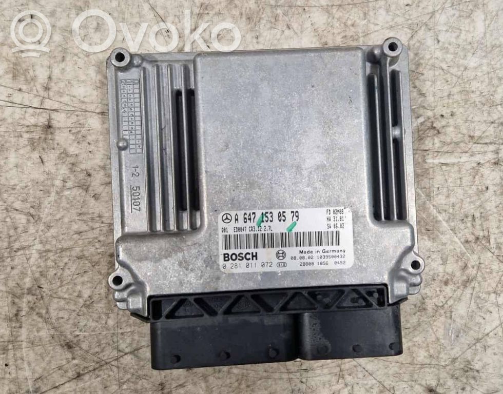 Engine control unit/module   A6471530579,1039S00432,0281011072