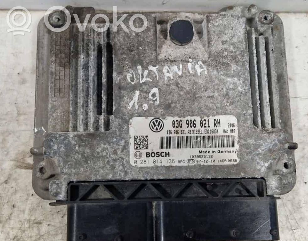 Skoda Octavia Mk2 (1Z) Engine control unit/module 