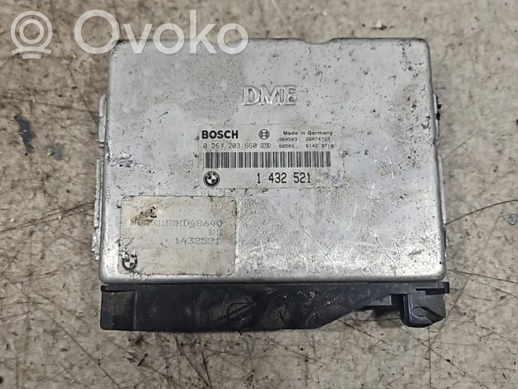 BMW 5 E39 Unidad de control/módulo del motor 