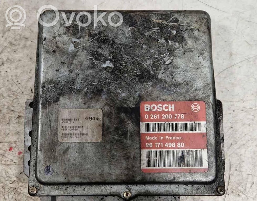 Peugeot 206 Engine control unit/module 