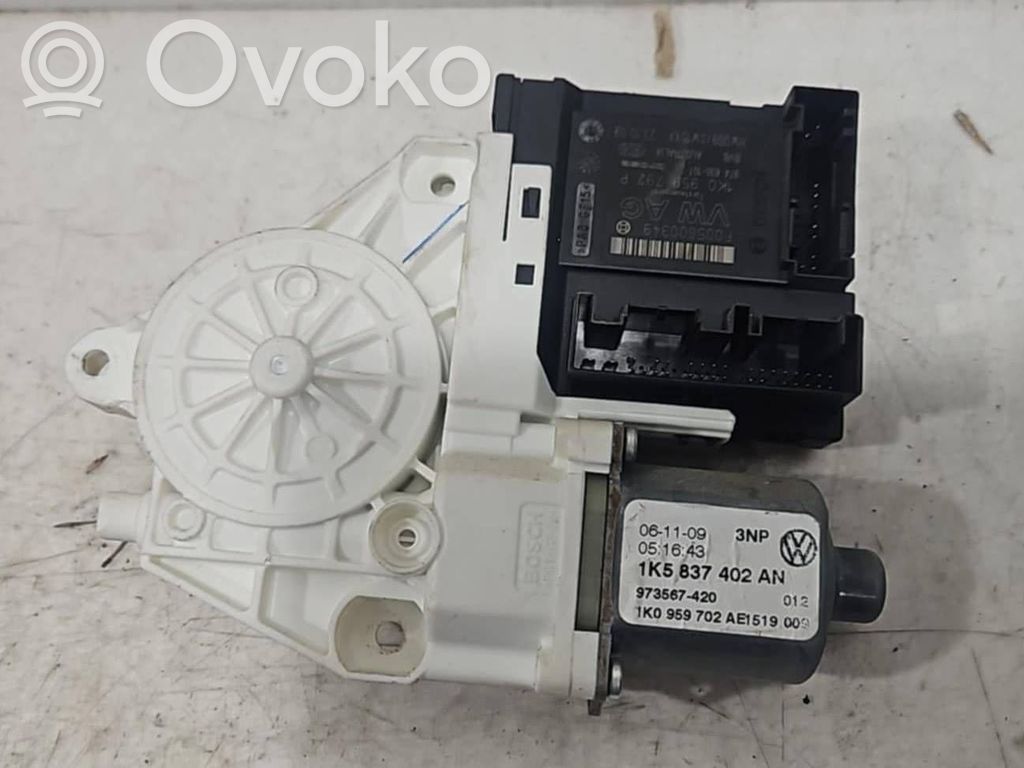 Silnik regulatora szyby drzwi przednich   1K5837402AN,973567420,1K0959792P
