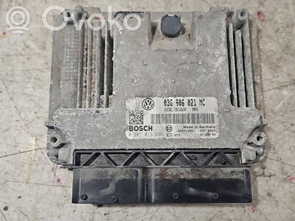 Skoda Octavia Mk2 (1Z) Engine control unit/module 