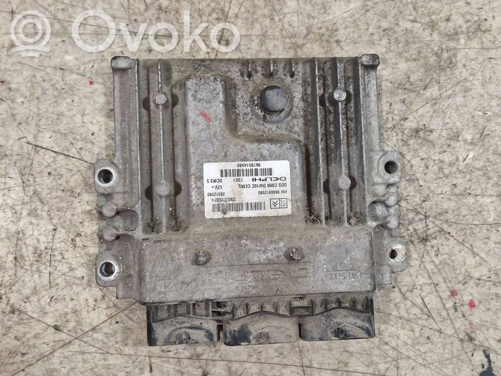 Peugeot Expert Engine control unit/module 