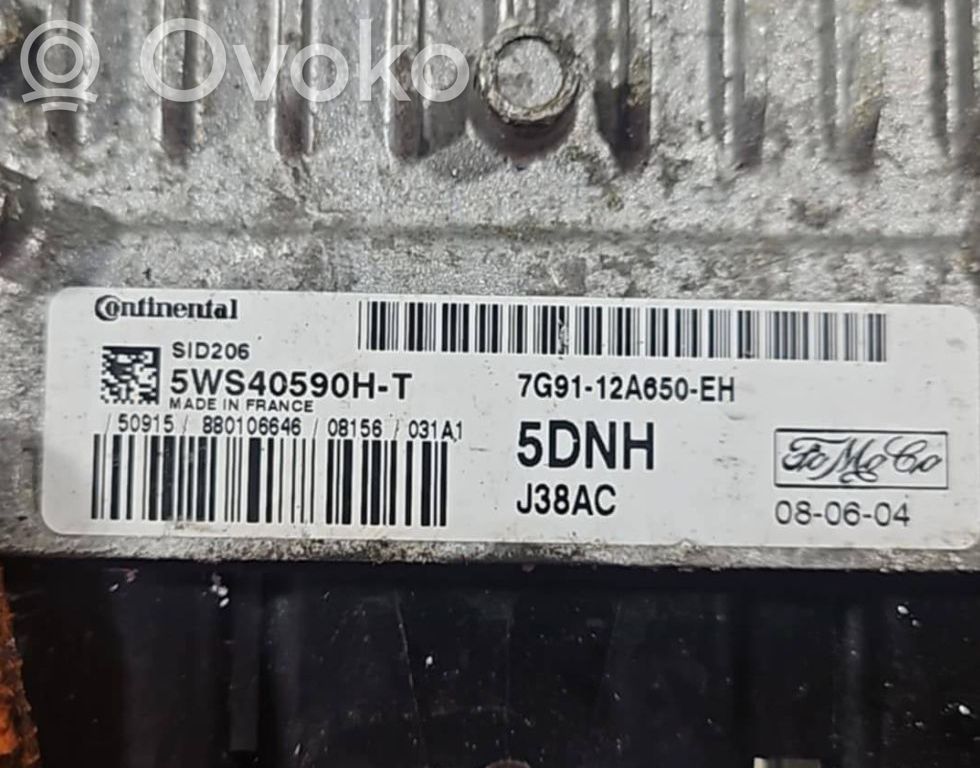 Engine control unit/module   5WS40590HT,5DNH,7G9112A650EH