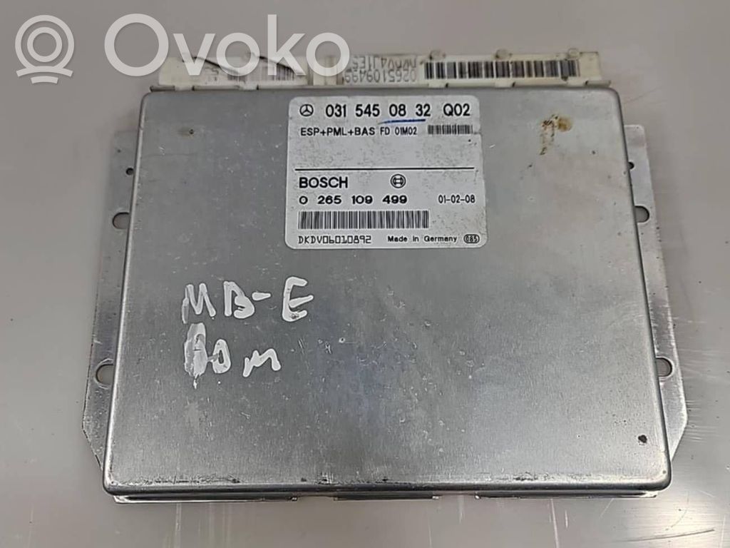 Mercedes-Benz E W210 ESP (stability system) control unit 