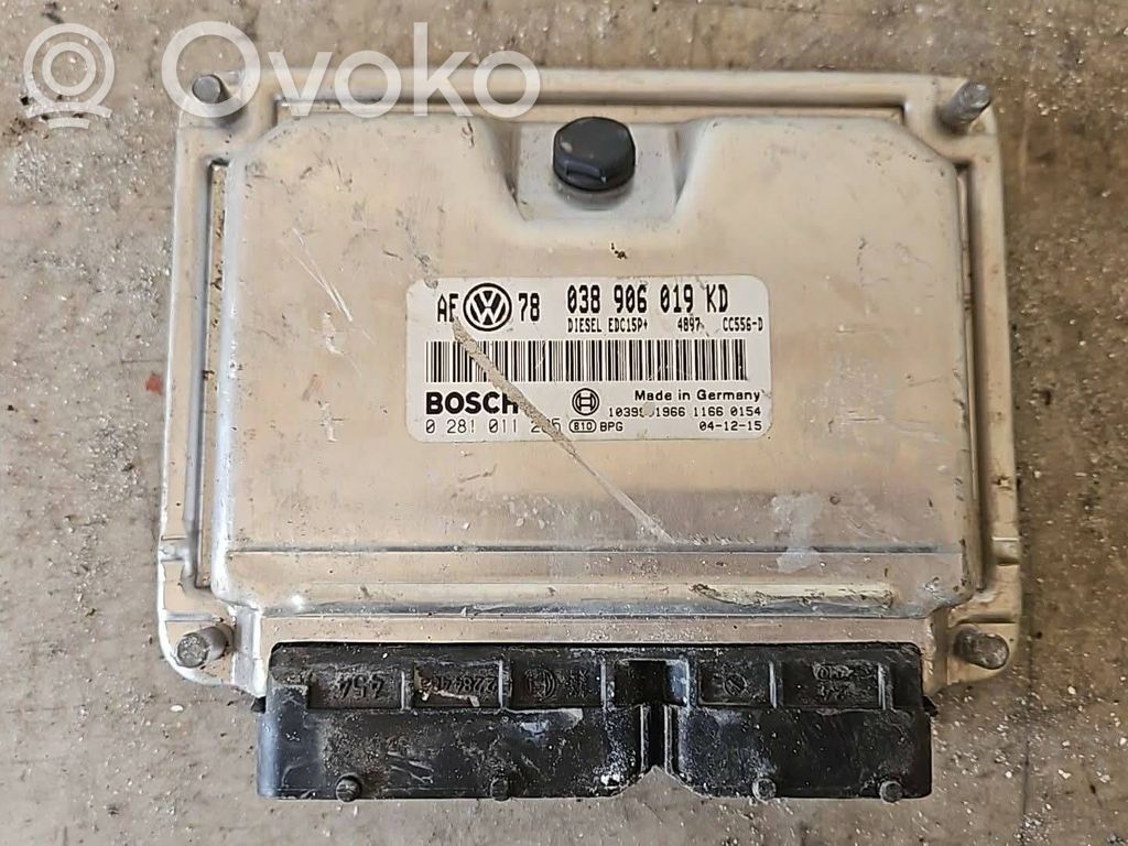 Engine control unit/module   038906019KD,0281011205,1039919661