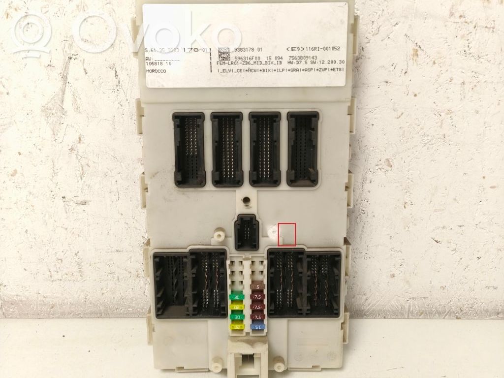 BMW 3 F30 F35 F31 Moduł / Sterownik komfortu 