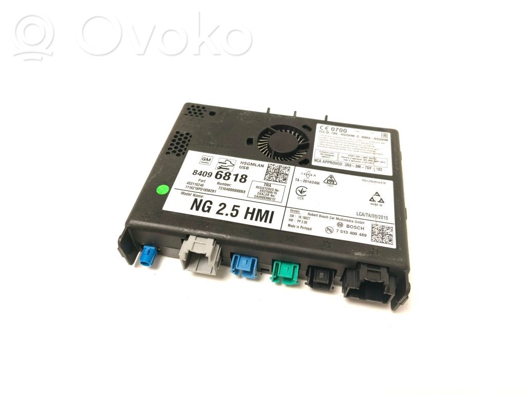 Opel Astra K Head unit multimedia control 