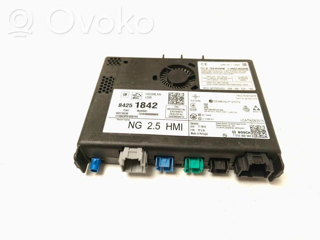 Opel Astra K GPS navigation control unit/module 