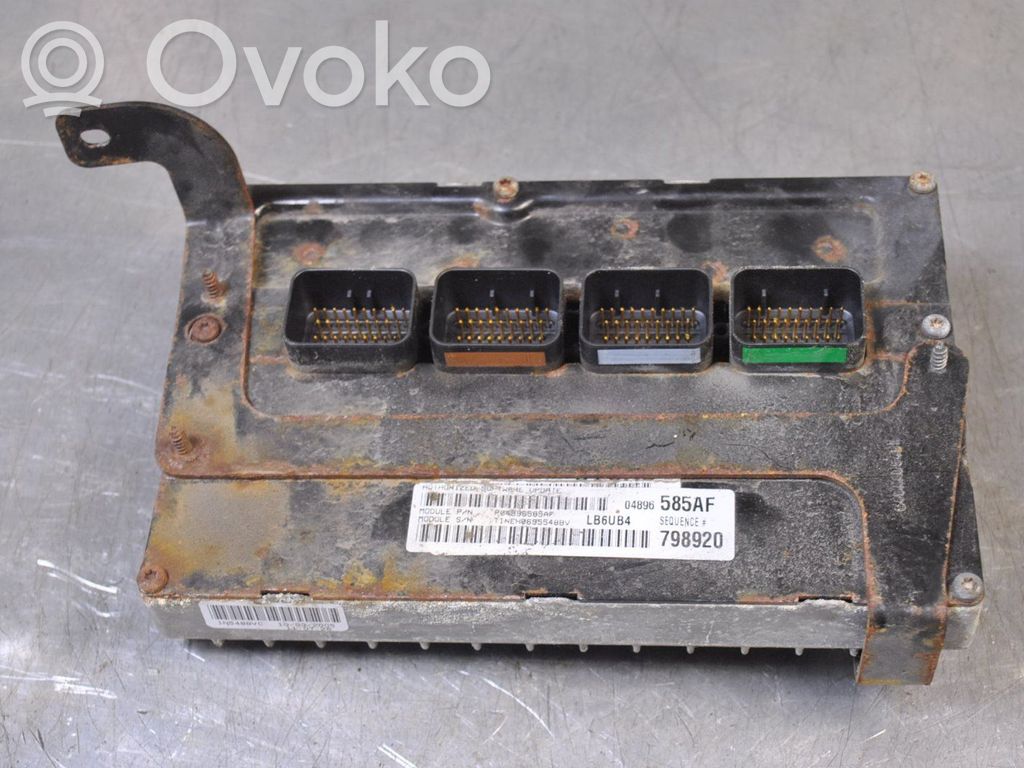 Unité de commande / module d'injection   04896585AF